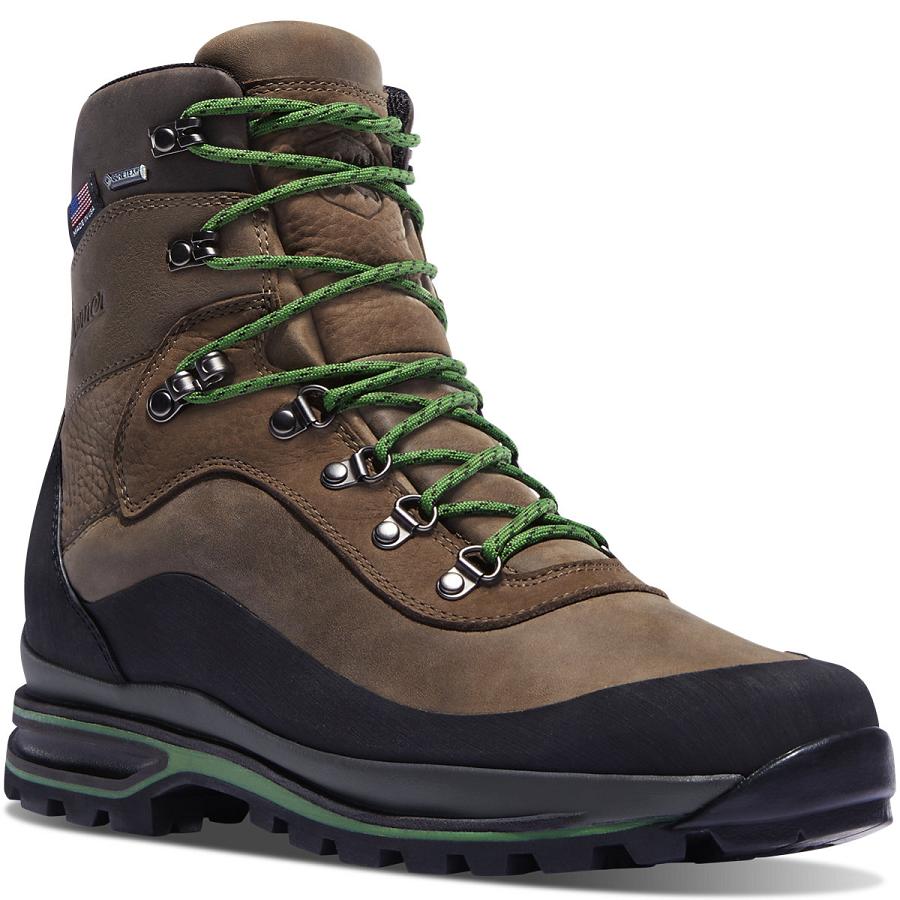 Danner Crag Rat USA Scarponi Escursionismo Uomo Marroni Verdi | IT4198WY