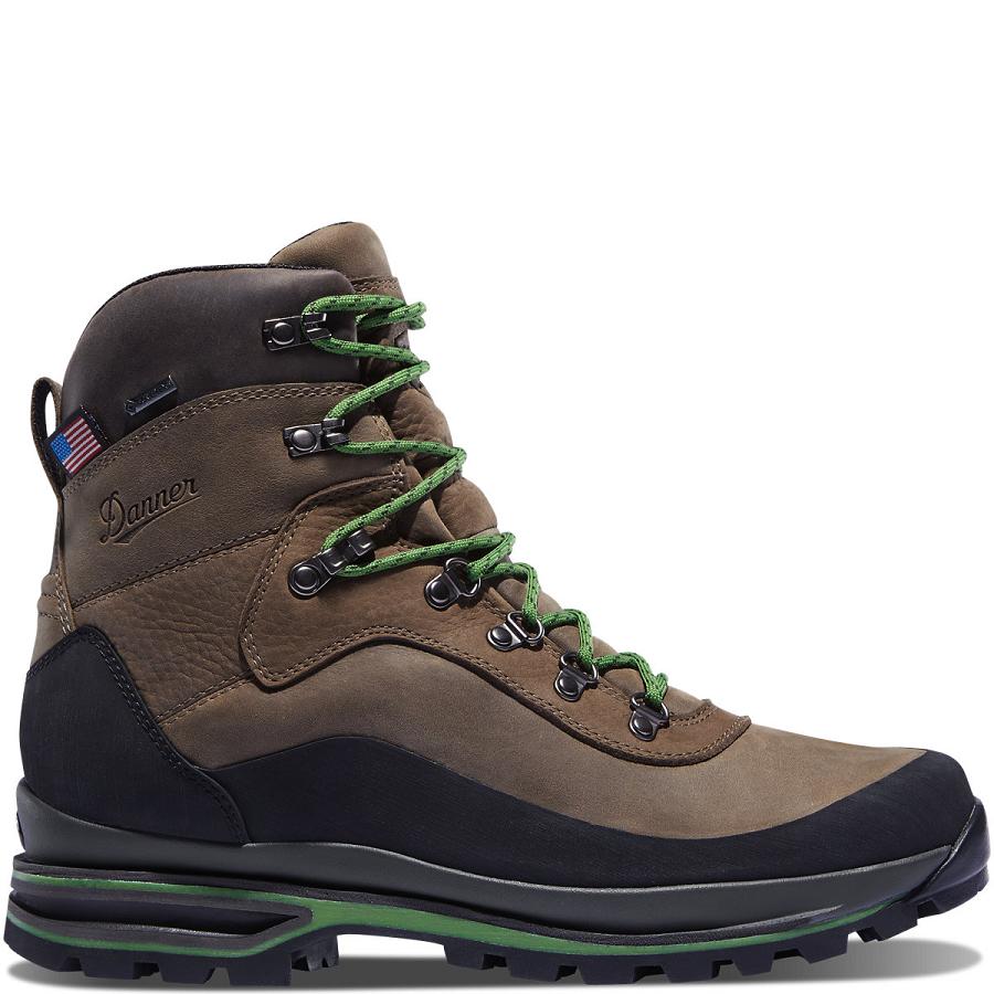 Danner Crag Rat USA Scarponi Escursionismo Uomo Marroni Verdi | IT4198WY