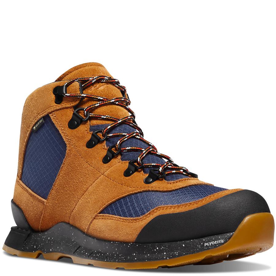 Danner Free Spirit Stivali da Lavoro Uomo Marroni Blu Marino | IT4127ZG