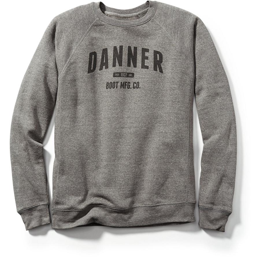 Danner Ginnastica Sweatshirt - OR Patch Abbigliamento Uomo Grigie | IT4030FM