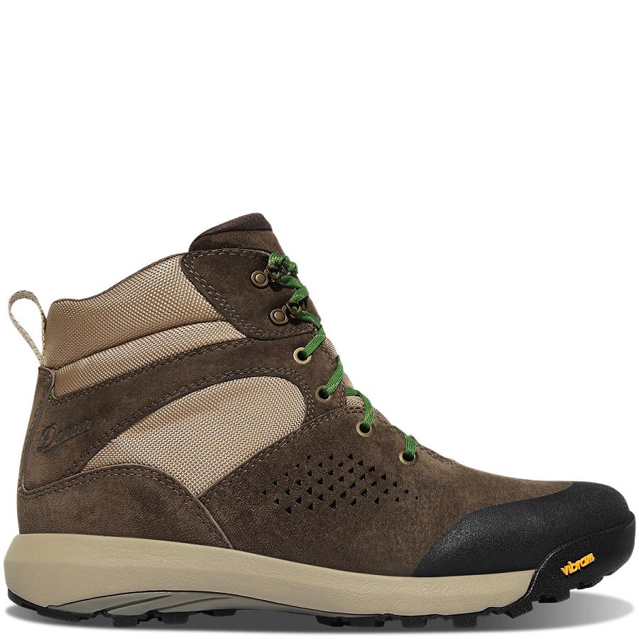 Danner Inquire Mid Stivali Donna Marroni Verdi | IT4586EX