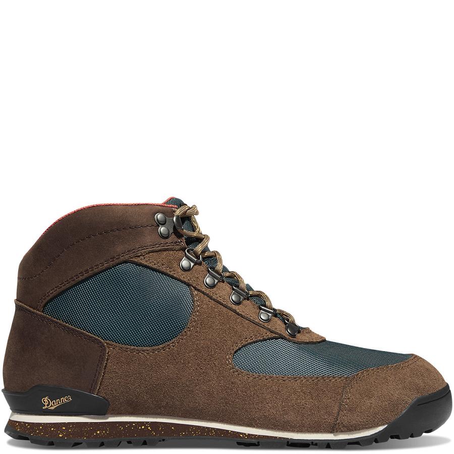 Danner Jag Dry Weather Stivali da Lavoro Uomo Marroni Blu | IT4155AP