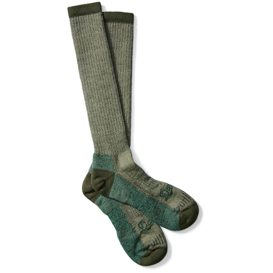 Danner Merino Midweight Hunting Socks Over Calf Calzini Uomo Verdi | IT4095QZ