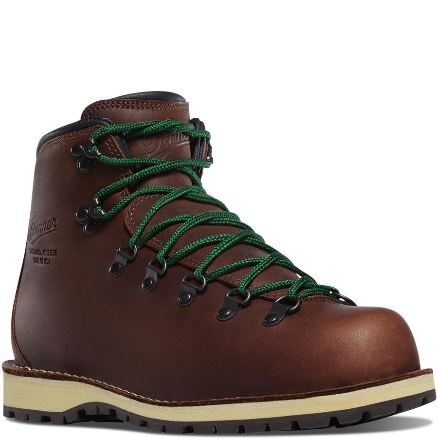 Danner Mountain Pass Scarponi Escursionismo Uomo Caffè | IT4215PQ