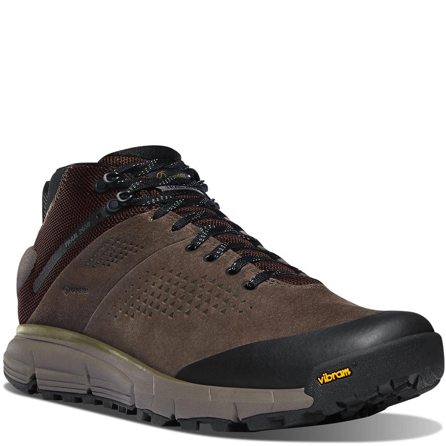 Danner Trail 2650 GTX Mid Scarpe Trekking Uomo Marroni Verdi | IT4286JJ