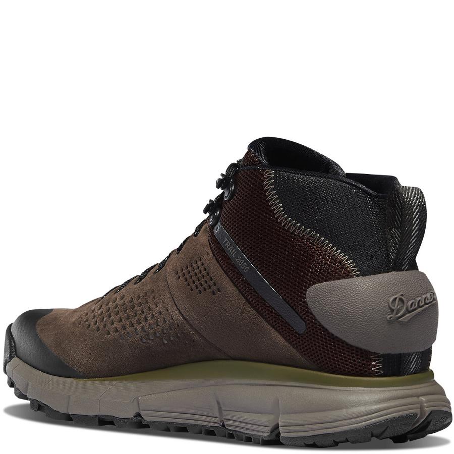 Danner Trail 2650 GTX Mid Scarpe Trekking Uomo Marroni Verdi | IT4286JJ