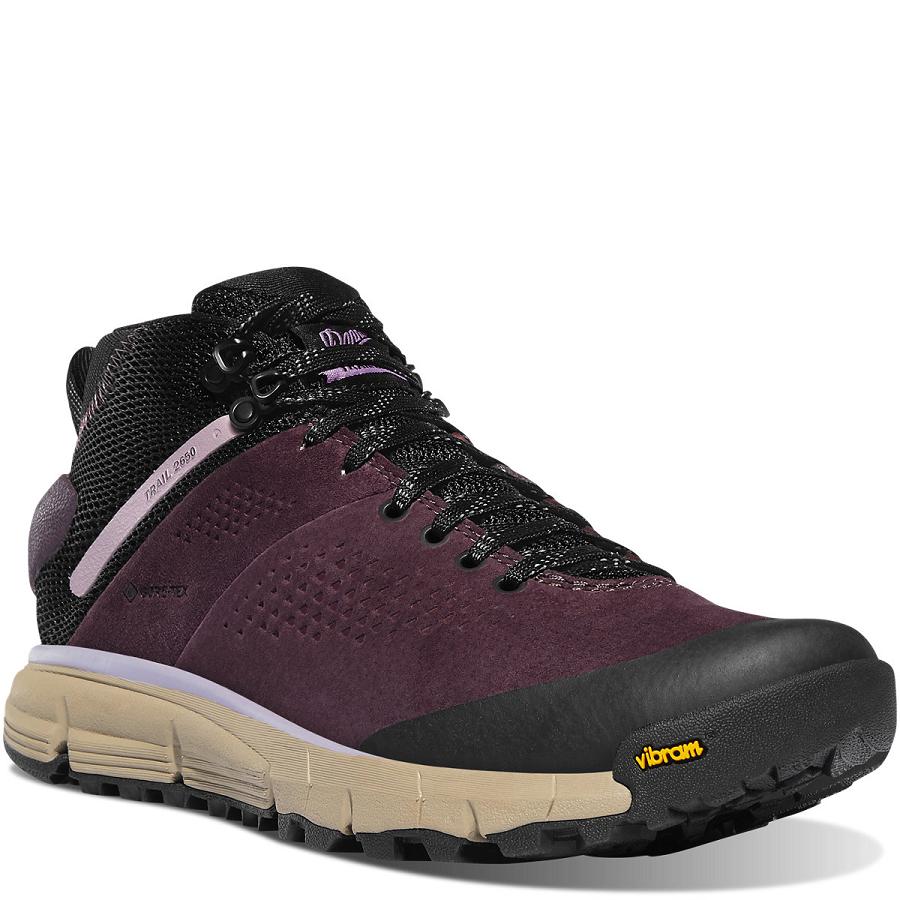 Danner Trail 2650 GTX Mid Scarpe Trekking Donna Nere Viola | IT4659OR