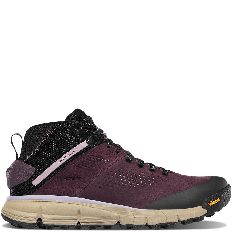 Danner Trail 2650 GTX Mid Scarpe Trekking Donna Nere Viola | IT4659OR