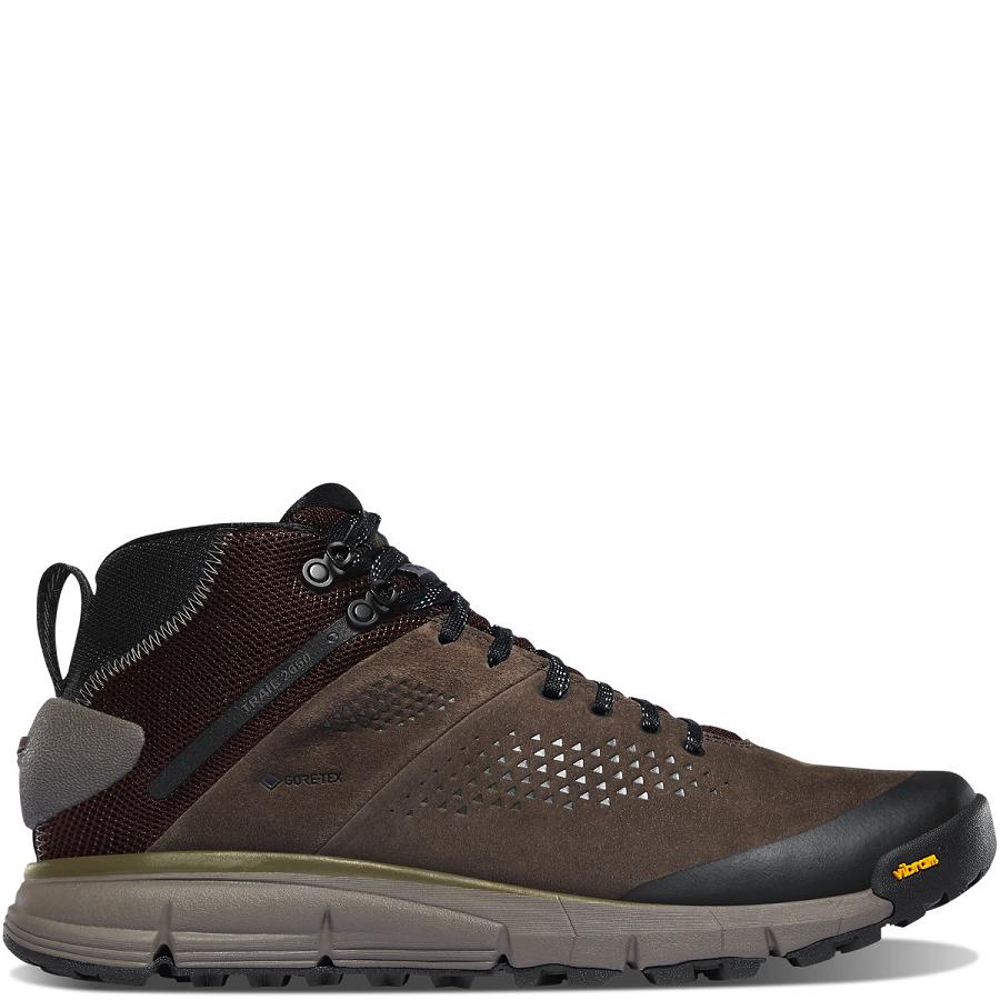 Danner Trail 2650 GTX Mid Scarpe Uomo Marroni Verdi | IT4382NB