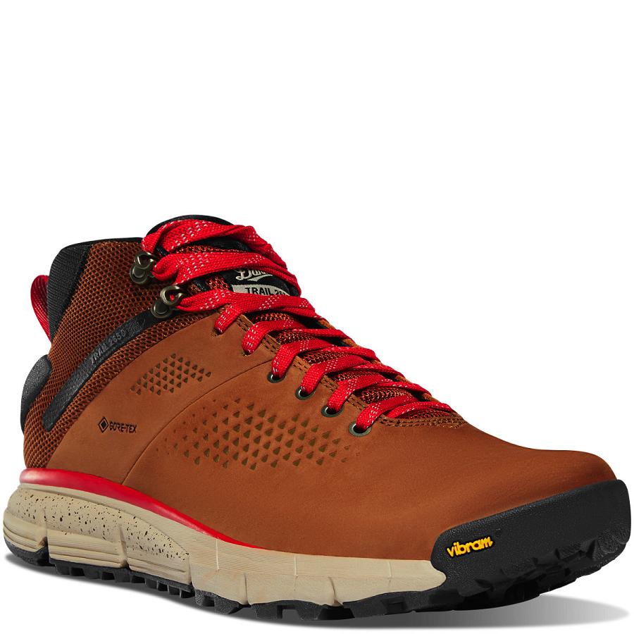 Danner Trail 2650 Mid GTX Scarponi Escursionismo Uomo Marroni Rosse | IT4262GL