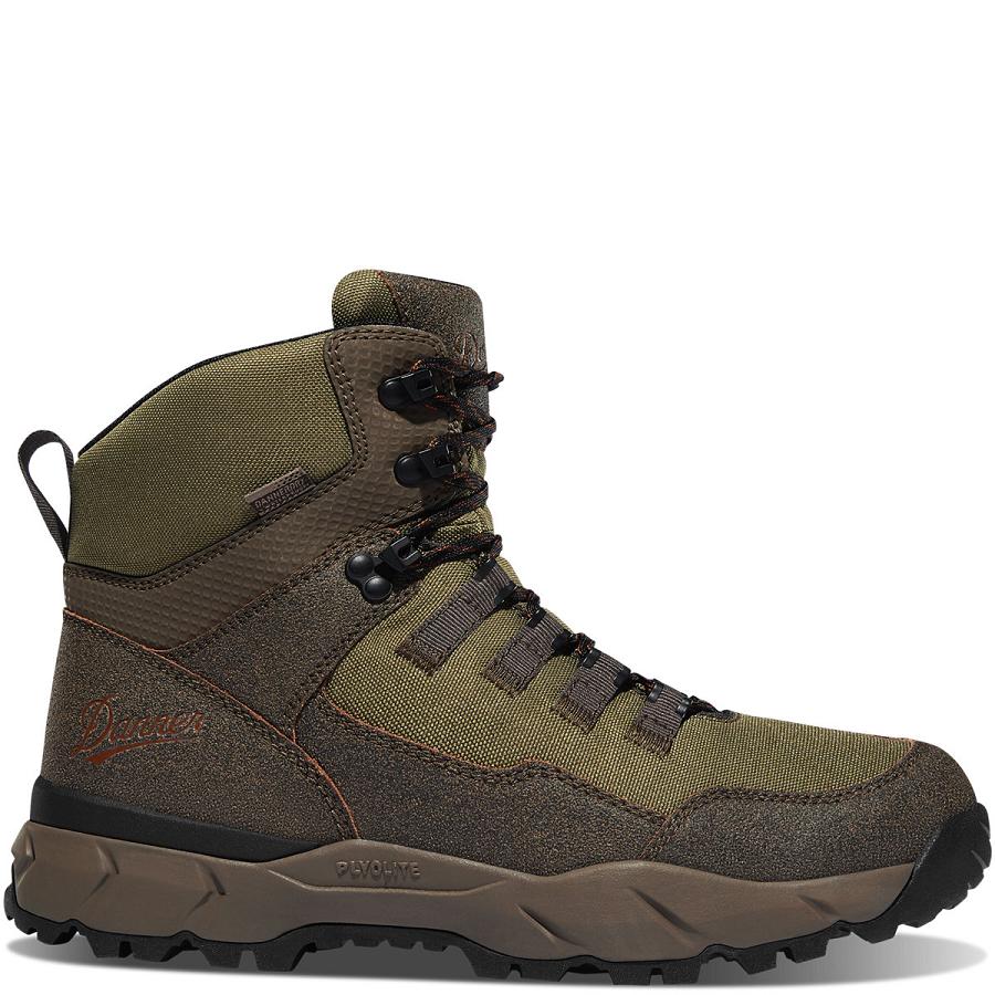 Danner Vital Trail Scarponi Escursionismo Uomo Marroni Verde Oliva | IT4232LH