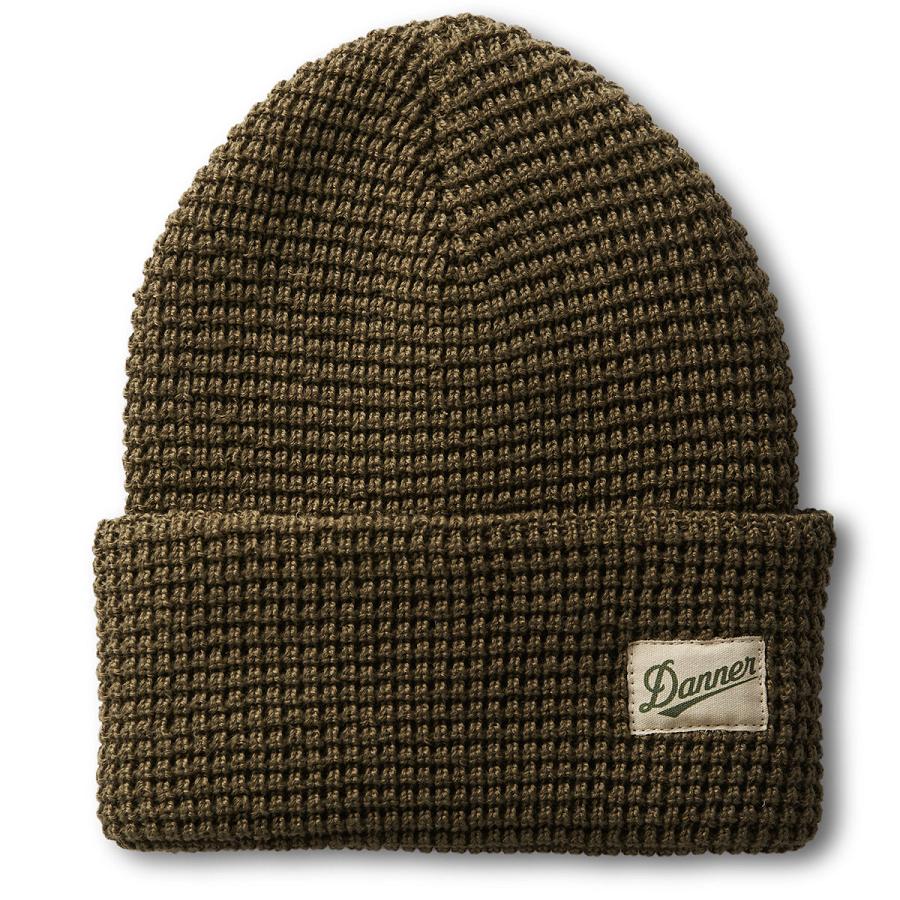 Danner Waffle Beanie Cappelli Uomo Verde Oliva | IT4049DN